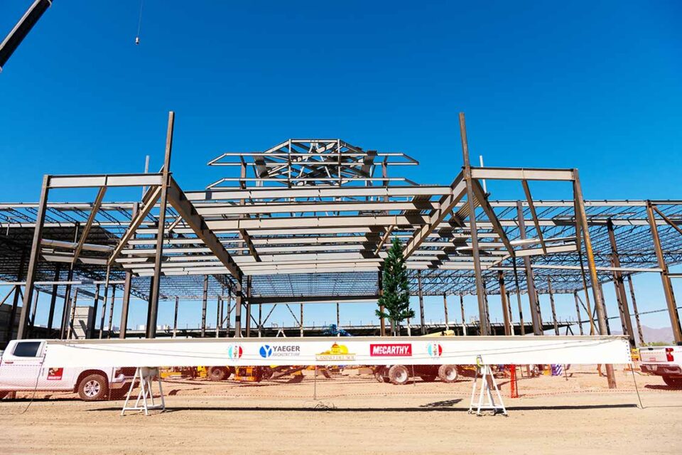 Casino Del Sol and the Pascua Yaqui Tribe reach a pivotal moment in their expansion with a beam signing ceremony, indicating significant progress.
